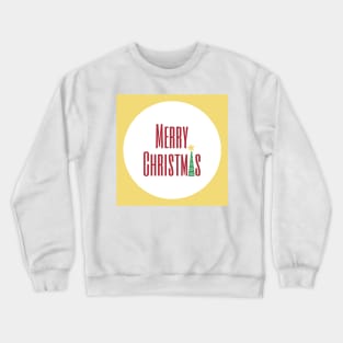 Merry Christmas typography Crewneck Sweatshirt